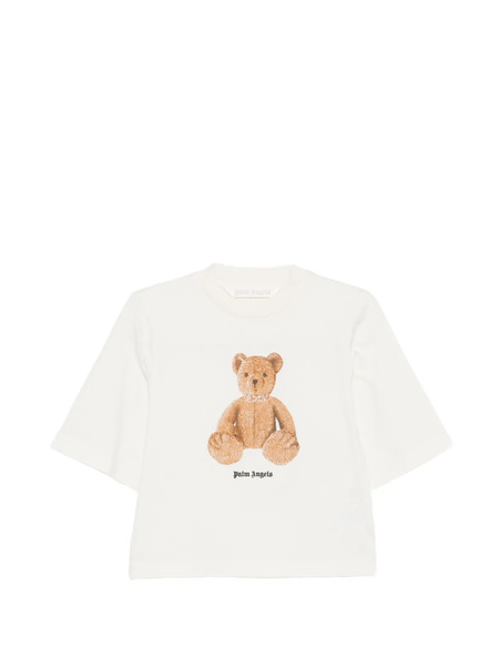  Palm Angels Bear-graphic T-shirt - Neutrals 