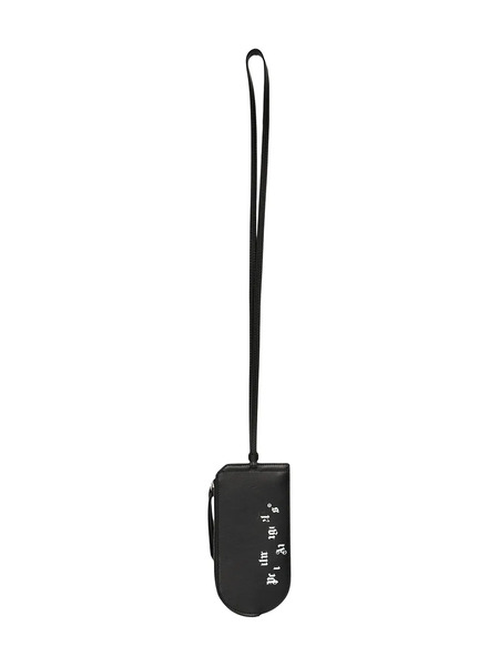  Palm Angels Broken Logo String Pouch - Black 
