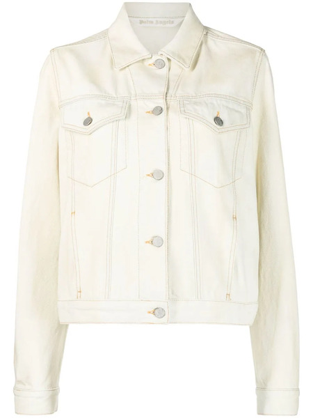  Palm Angels Bull Denim Jacket - Neutrals 
