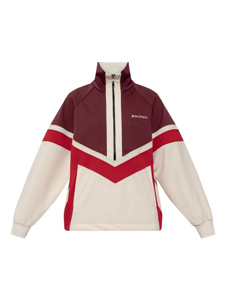  Palm Angels Chevron Zip Knitwear - Red 