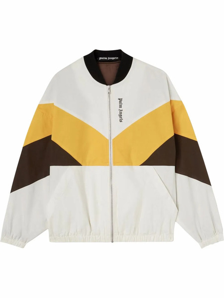  Palm Angels Colour-block Lightweight Jacket - White 