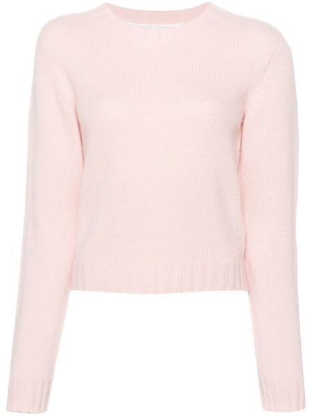  Palm Angels Curved-logo Wool-blend Jumper - Pink 