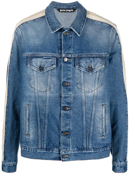  Palm Angels Denim Jacket - Blue 