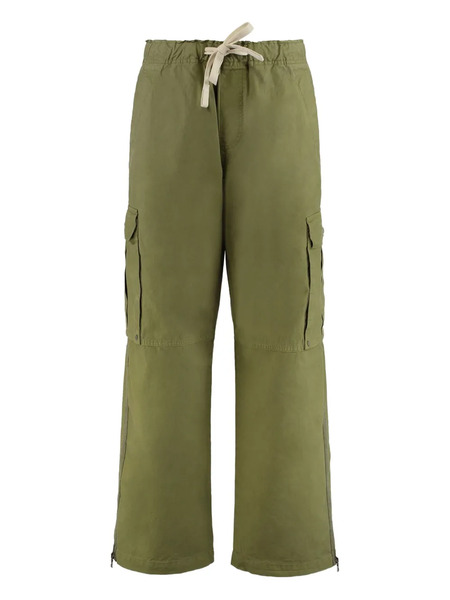  Palm Angels Drawstring Cargo Trousers - Green 