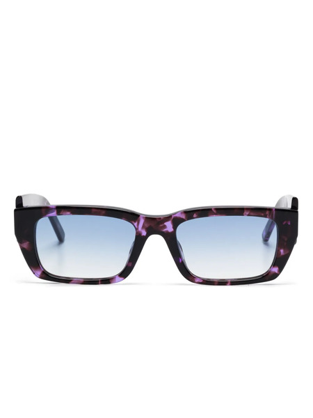  Palm Angels Eyewear Rectangle-frame Sunglasses - Purple 