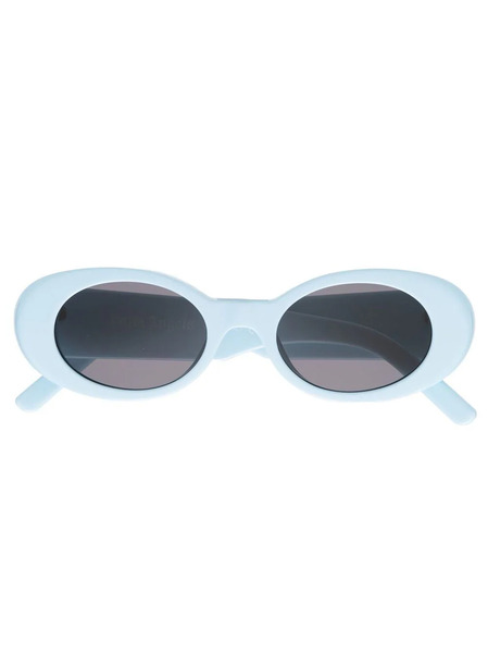  Palm Angels Eyewear Spirit Oval-frame Sunglasses - Blue 