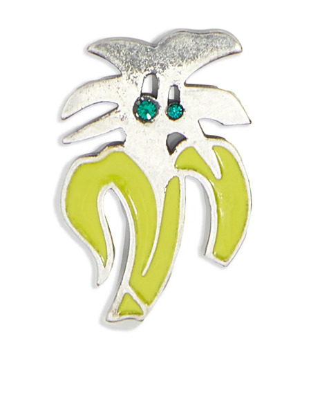  Palm Angels Jimmy Palm Tree Pin - Yellow 