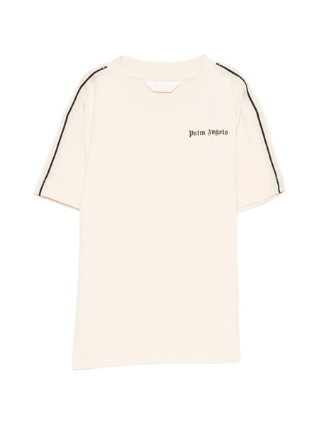  Palm Angels Kids Side-stripe T-shirt - Neutrals 