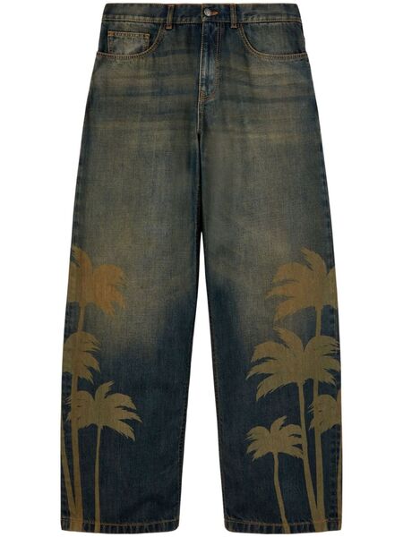  Palm Angels Laser Pamls Jeans - Blue 