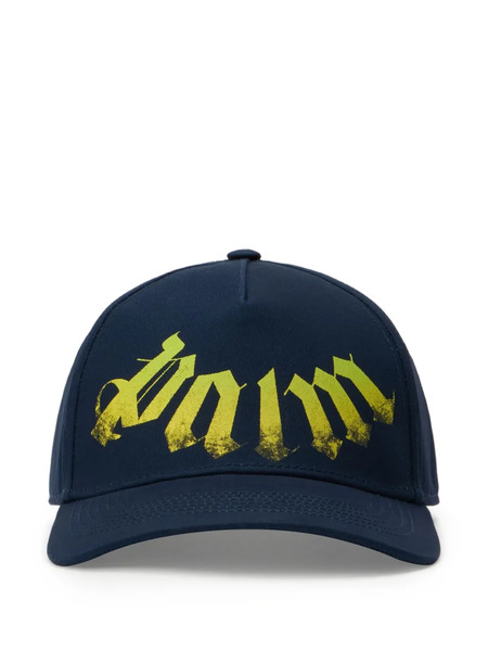  Palm Angels Logo Adjustable Baseball Cap - Blue 
