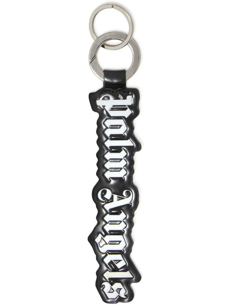  Palm Angels Logo-embossed Key Ring - Black 