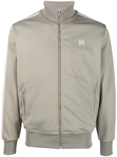  Palm Angels Logo-embroidered Track Jacket - Green 