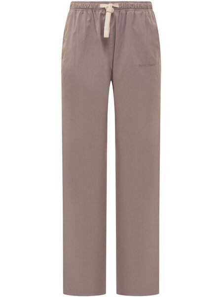  Palm Angels Logo-embroidered Trousers - Neutrals 
