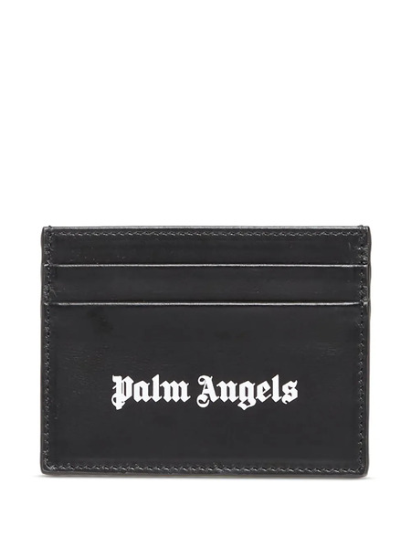  Palm Angels Logo-print Cardholder - Black 