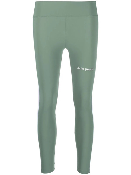  Palm Angels Logo-print Leggings - Green 