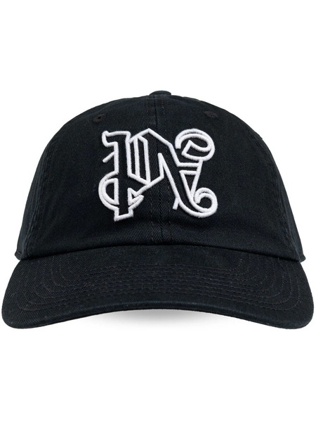  Palm Angels Monogram Baseball Cap - Black 