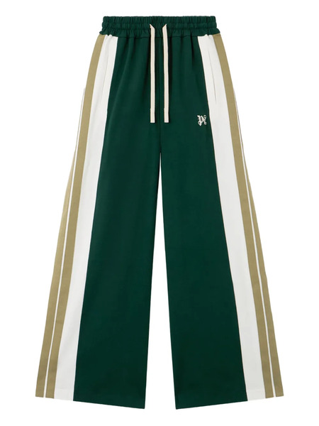  Palm Angels Monogram Side-panel Track Pants - Green 