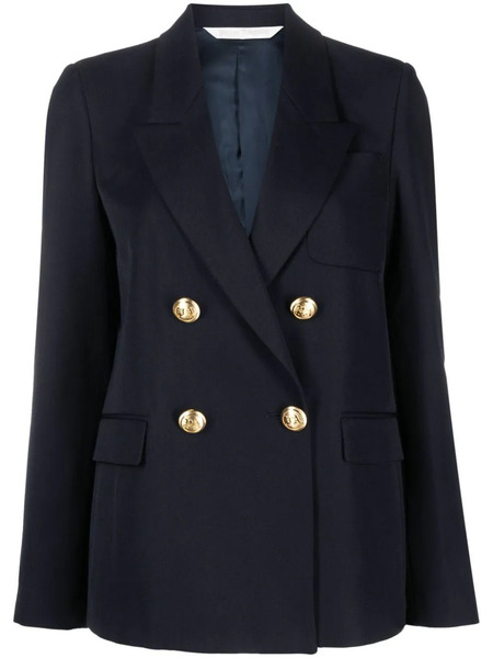  Palm Angels Palm-embroidered Blazer - Blue 