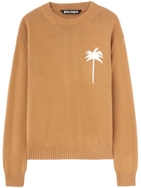  Palm Angels Palms-knit Sweater - Neutrals 
