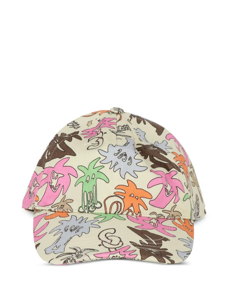  Palm Angels Patterned Hat - Neutrals 