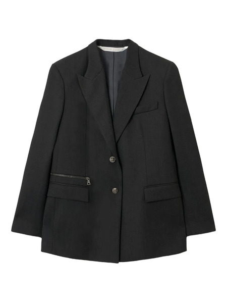  Palm Angels Peak-lapel Blazer - Grey 