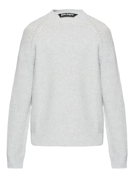  Palm Angels Raglan-sleeve Jumper - Grey 
