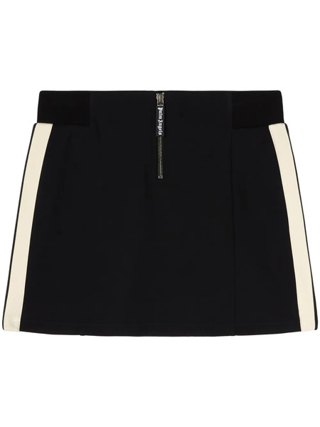  Palm Angels Side-stripe Mini Skirt - Black 