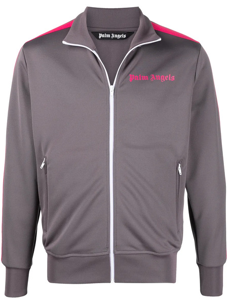  Palm Angels Side-stripe Track Jacket - Grey 