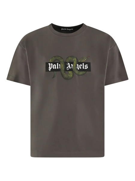  Palm Angels Snake Box T-shirt - Green 