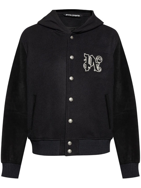  Palm Angels Vertigo Bomber Jacket - Black 
