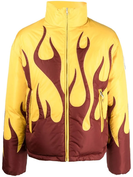  Palm Angels X Moncler Clancy Padded Jacket - Yellow 