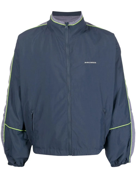  Palmer Lightweight Zipped Bomber Jacket - Blue 