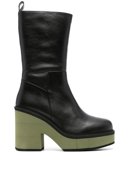  Paloma Barceló Brook 100mm Leather Boots - Black 