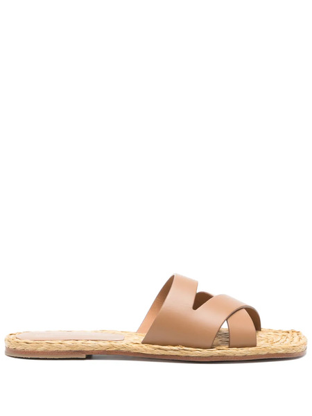  Paloma Barceló Flat Slides - Brown 