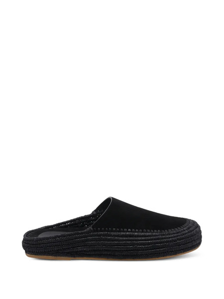  Paloma Barceló Round-toe Mules - Black 