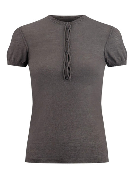  Paloma Wool Don Buttoned T-shirt - Grey 