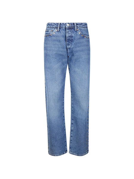  Paloma Wool Embellished Crowd Jeans - Blue 