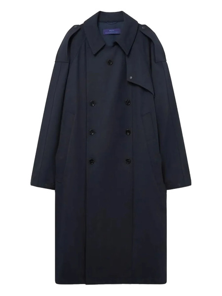  Paltò Luca Double-breasted Trench Coat - Blue 