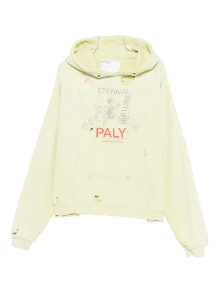  Paly Distressed-effect Hoodie - Green 