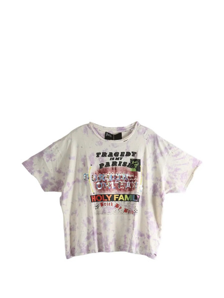  Paly Hollywood Tie-dye Graphic T-shirt - Neutrals 