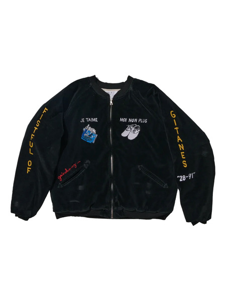  Paly Welt-pockets Bomber Jacket - Black 