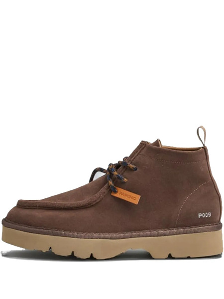  Panchic P009 Suede Boots - Brown 