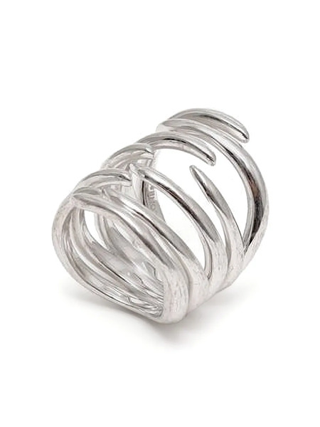  Panconesi Multi-bands Ring - Silver 