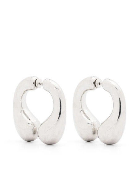  Panconesi P Helix Earrings - Silver 