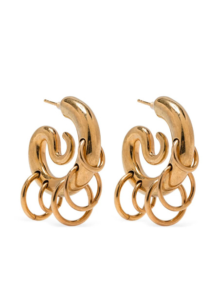  Panconesi Ring Drop Earrings - Gold 