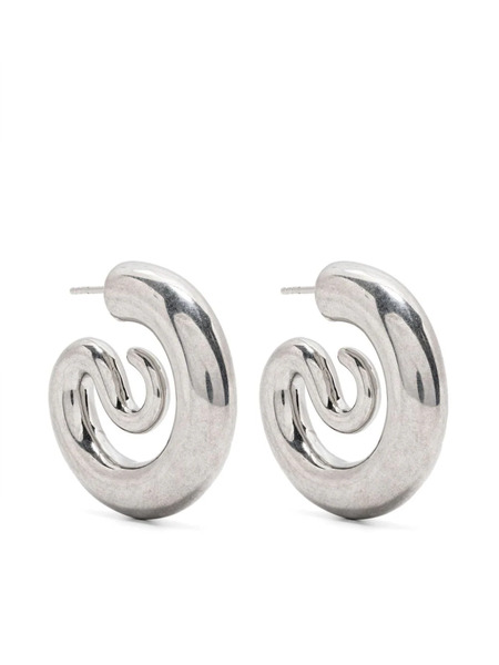  Panconesi Small Serpent Earrings - Silver 