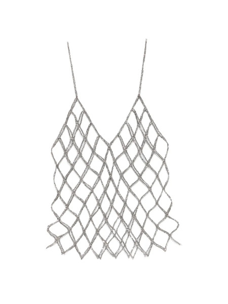  Panicale Beaded Top - Grey 
