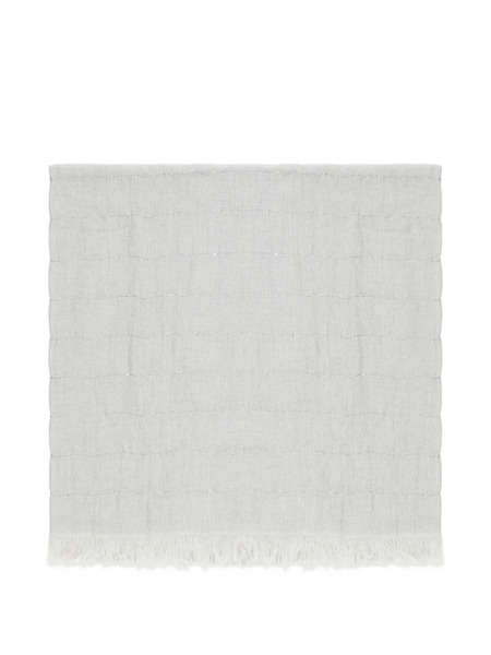  Panicale Fringed Scarf - Grey 