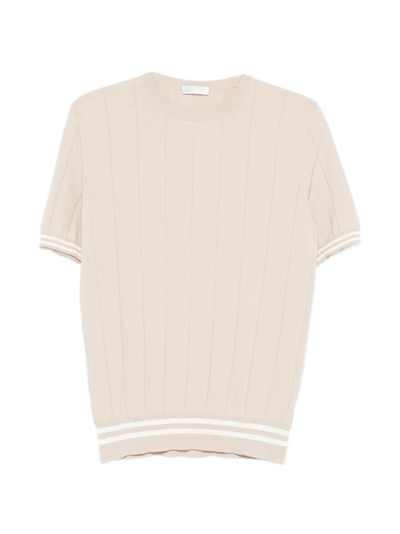  Panicale Ribbed Striped T-shirt - Neutrals 