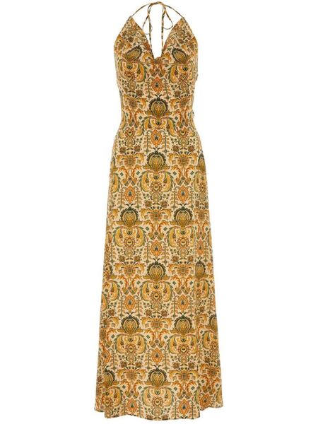  Pantamolle Rosy Maxi Dress - Orange 